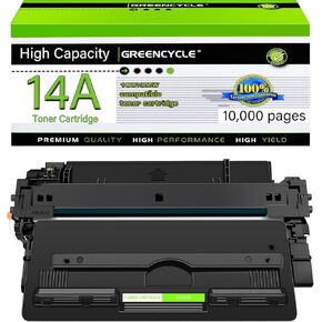 استبدال Greencycle CF214A متوافق مع HP 14A خرطوشة الحبر الأسود LaserJet Enterprise 700 M712DN M712N M712XH MFP M725DN M725F M725Z M725Z+ حبر خطيب (1PCS)