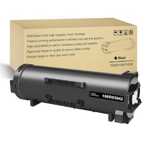 VersaLink B600/B610 Black High Capacity Toner Cartridge Remanufactured for Xerox 106R03942 for Versalink B600 B605 B610 B615 Printer (25,900 Pages)