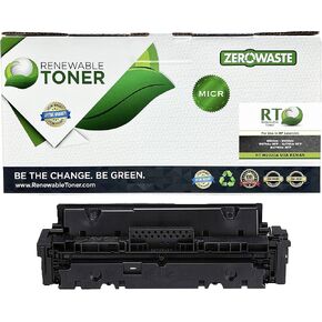 Renewable Toner USA Remanufactured MICR Toner Cartridge Replacement for HP 414A W2020A Laser Printers M454 M479 MFP (with Bypass Chip)
