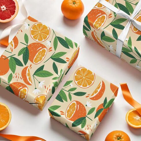 WRAPAHOLIC Strawberry Wrapping Paper Roll - Mini Roll - 17 Inch x 16.5 Feet - Sweet Strawberry Fruits Wrapping Paper for Summer, Birthday, Wedding, Bridal Shower in Saudi Arabia