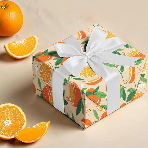 WRAPAHOLIC Strawberry Wrapping Paper Roll - Mini Roll - 17 Inch x 16.5 Feet - Sweet Strawberry Fruits Wrapping Paper for Summer, Birthday, Wedding, Bridal Shower in Saudi Arabia