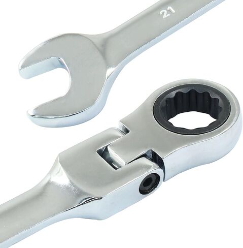 12mm Flex-Head Ratchet Wrench, Metric Ratcheting Wrench Spanner Reversible Ratcheting Wrench Flex-Head Ratcheting Combination Wrench in Kuwait