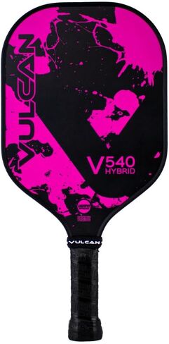 Vulcan | V540 Pickleball Paddle | Hybrid Performance | Polypropylene Core - Carbon Fiber Surface | USAP Approved | Multiple Colors in Kuwait
