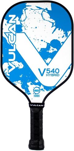 Vulcan | V540 Pickleball Paddle | Hybrid Performance | Polypropylene Core - Carbon Fiber Surface | USAP Approved | Multiple Colors in Kuwait