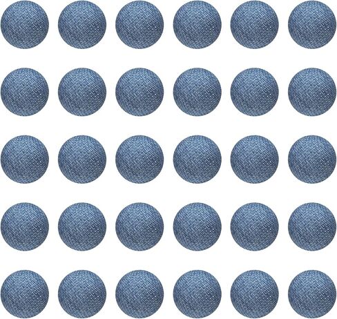 HARFINGTON 30pcs 24L Fabric Cloth Covered Button 15mm 5/8" Plastic Shank Round Sewing DIY Buttons Craft Replacement Button for Sewing Clothing Suits Coats Blouses Sweaters, Black in Saudi Arabia