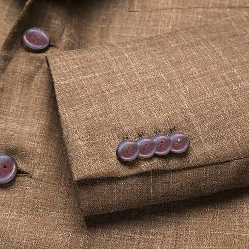 100PCS 0.5 Inch Dark Brown Classic Wooden Buttons, 2 Holes Round Convex Buttons for Sewing, Craft, Shirt, DI in Kuwait