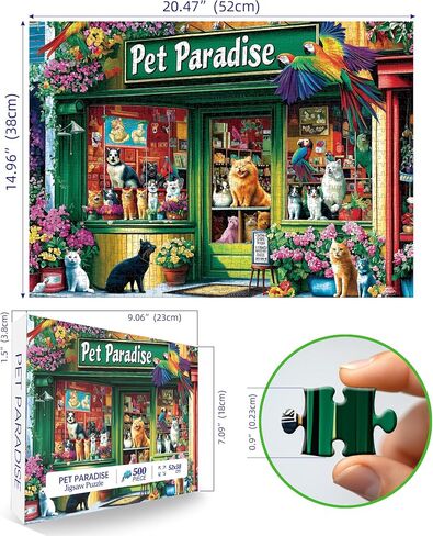 500 Piece Jigsaw Puzzle for Adults, Hummingbird and Flowers Jigsaw Puzzles 500 Pieces Birthday Party for Family Kids and Adults Funny Puzzle for Adults Puzzle, Perfect for Game Nights in Kuwait
