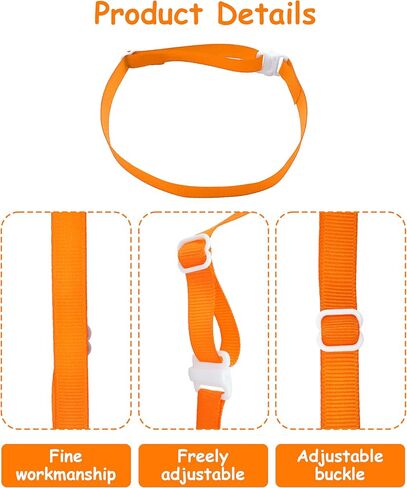 PET SHOW 150 Pack Dog Bow Tie Straps DIY Extension Strap with Adjustable Buckles 15 Colors Available Suitable for Almost All Types of Dog Bow Ties Cat Pets Neckties Accessories with Clips in Kuwait