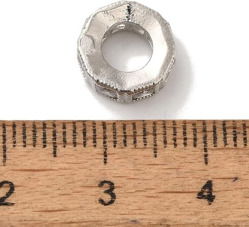 LiQunSweet 7MM 52 pcs 26 Styles Letter Theme 304 Stainless Steel Beads Metal Flat Round with Alphabet Initial Loose Spacer Beads for DIY Jewelry Necklace Bracelet Making Craft in Saudi Arabia