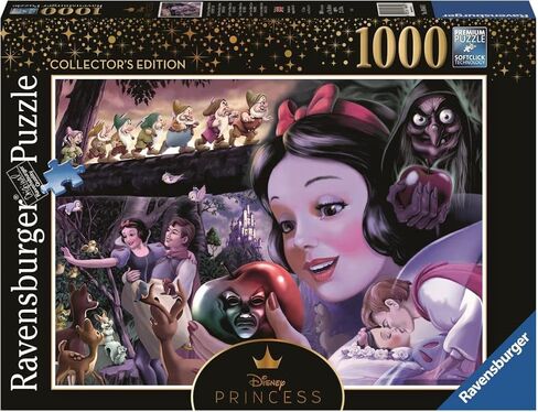Ravensburger 14849 Snow White - Heroines Collection - 1000 PC for Adults – Every Piece is Unique, Softclick Technology Means Pieces Fit Together Perfectly in Kuwait