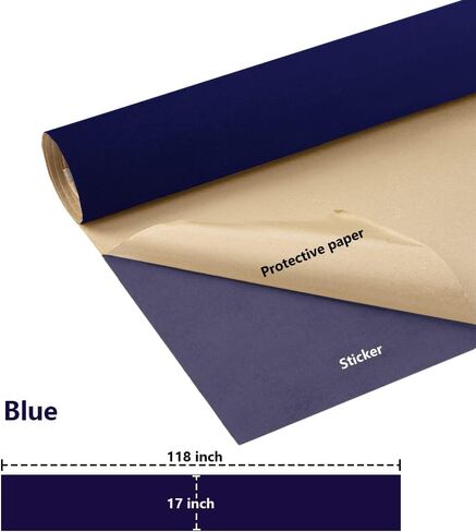 Helloocolor 17 "W x 118" L Velvet Fabric ، خضراء ، صلبة ، مقاومة للماء ، درج المجوهرات ، خزانة ، خزانة ملابس in Kuwait