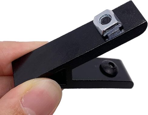 10Sets Black Heavy Duty 2020 Aluminum Extrusion Corner Brackets 20 Series Extrusion Connectors with 10PCS 2020 Aluminum Extrusion Profiles T Slot L Bracket 20PCS Screws 2020 T Nut in Saudi Arabia