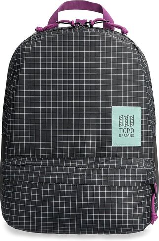 Topo Designs Dash Pack, Lightweight Laptop Backpack, 100% Recycled Materials, Fair Wear + WRAP Certified, 17L (Grid) in Saudi Arabia