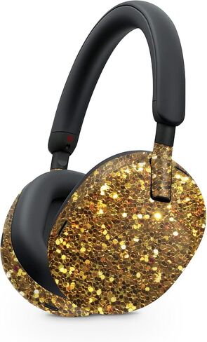 Mayyskins الجلد متوافق مع سماعات Sony WH -1000XM5 - عجلات الزهور | غلاف الالتفاف الواقي ، الدائم ، والفريد من نوعه | من السهل تطبيق الأنماط وإزالتها وتغييرها in Kuwait