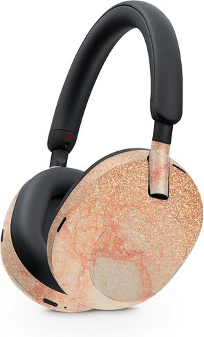 Mayyskins الجلد متوافق مع سماعات Sony WH -1000XM5 - عجلات الزهور | غلاف الالتفاف الواقي ، الدائم ، والفريد من نوعه | من السهل تطبيق الأنماط وإزالتها وتغييرها in Kuwait