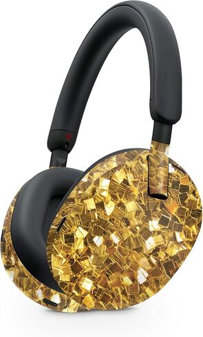 Mayyskins الجلد متوافق مع سماعات Sony WH -1000XM5 - عجلات الزهور | غلاف الالتفاف الواقي ، الدائم ، والفريد من نوعه | من السهل تطبيق الأنماط وإزالتها وتغييرها in Kuwait