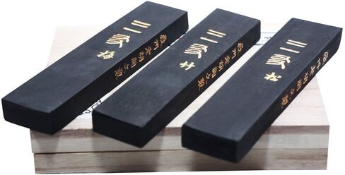 Easyou Handmade Fine Lacquer Smoke Ink Stick for Chinese Japanese Calligraphy and Painting 3pcs/Set CdqWin3f in Saudi Arabia