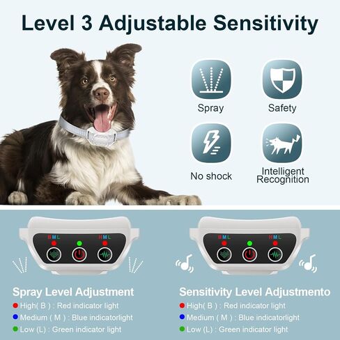 Spray Refill Bark Collar for Dog Spray Dog Refill Safer Citronella Dog Bark Collars-001 in Saudi Arabia