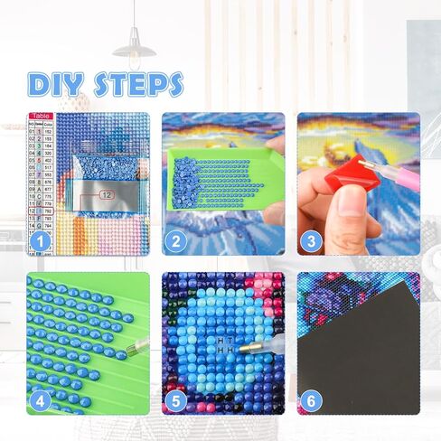 مجموعات طلاء Newenmo Rose Diamonds للبالغين المبتدئين DIY 5D Flowers Art Paint مع الماس الدائري ، الحفر الكاملة Gem Art Butterfly Painting for Craft Home Wall Decor in Kuwait