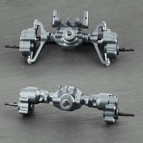 Aluminum Portal Axles Set for 1/18 RC Rock Crawler Redcat Ascent-18 – Front & Rear Axles with Steel Gears, Aluminum Housing, Servo Mount & Steering Links Upgrade Kit in Kuwait