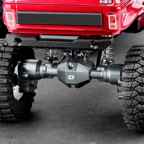 Aluminum Portal Axles Set for 1/18 RC Rock Crawler Redcat Ascent-18 – Front & Rear Axles with Steel Gears, Aluminum Housing, Servo Mount & Steering Links Upgrade Kit in Kuwait