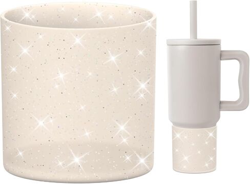 حذاء من السيليكون متوافق مع مجموعة Sinple Midern 24/30/40 oz Tumbler Trek، غطاء حماية أسفل الزجاجة مضاد للخدش متوافق مع مجموعة Sinple Midern Trek in Kuwait
