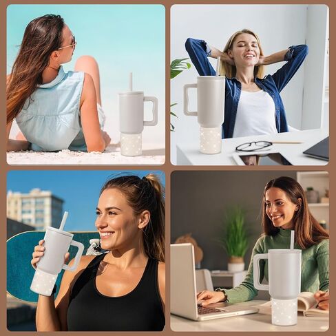 حذاء من السيليكون متوافق مع مجموعة Sinple Midern 24/30/40 oz Tumbler Trek، غطاء حماية أسفل الزجاجة مضاد للخدش متوافق مع مجموعة Sinple Midern Trek in Kuwait