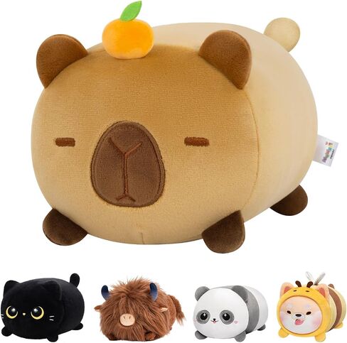 Mewaii Black Cat Plush Kawaii Plushies, Ultra-Soft Feel, 8 in in Kuwait