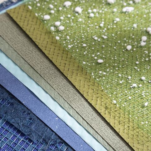 VIVIQUEN 50Pcs Handmade Scrapbook Paper Craft Paper Morandi A6 sheet Mesh Fabric Mulberry Special Paper Mix for Scrapbooking Junk Journal Journaling Supplies DIY Materials(Vintage) in Saudi Arabia