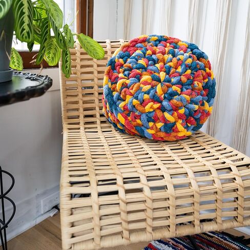 Lion Brand Grand Yarn Cover Story Shice & Incall ، بطانية خيوط ، حقول الخزامى ، 1 حزمة in Kuwait