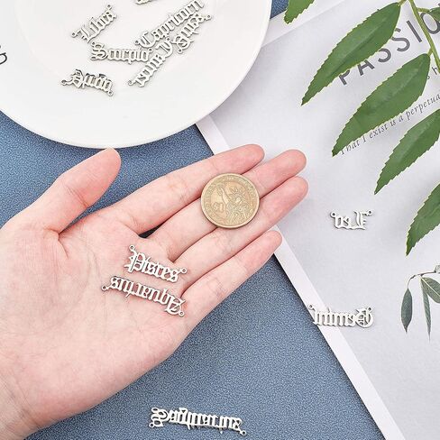 UNICRAFTALE Constellations Charms Stainless Steel Zodiac Link Connectors Constellations Pendants Jewelry Connector Charms Necklace Pendant for Jewelry Making in Saudi Arabia