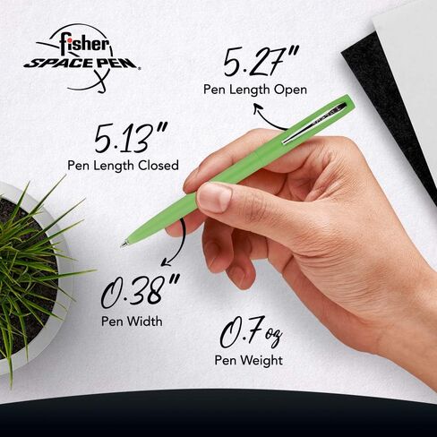 قلم Fisher Space - إصدار إنفاذ القانون باللون الأسود غير اللامع غير العاكس M4BLEBL - مشبك للجيب - غطاء O-Matic - علبة هدية in Kuwait