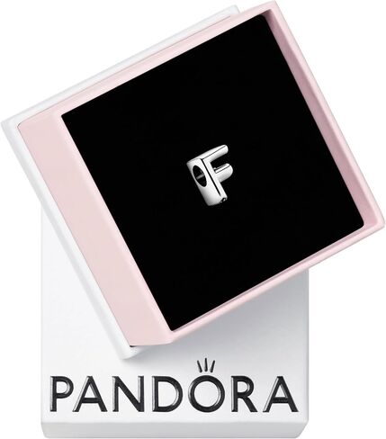 PANDORA Letter Alphabet Charm - Compatible with PANDORA Moments Bracelets - Jewelry for Women - Gift for Women in Your Life - Made with Sterling Silver, With Gift Box in Kuwait
