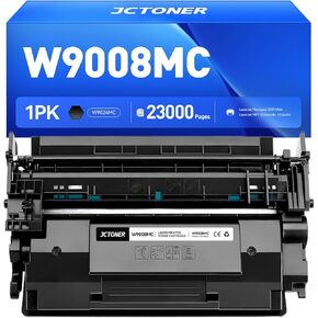 W9008MC Toner Cartridge 1 Pack Black Compatible Replacement for HP Laserjet MFP E52645dn Flow E52645c Managed E50145dn Printer Ink Copier Scanner with Chip High-Yield Series (23,000 Pages)