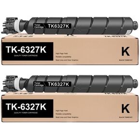 TK-6327 TK6327 1T02NK0US0 Black Toner Cartridge Compatible for Kyocera TK-6327 Toner for TASKalfa 4002i 5002i 6002i Printer Cartridge, 2 Pack