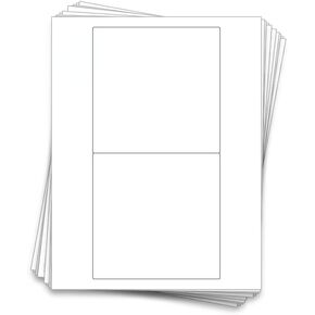20 Chocolate Candy Bar Labels, 5.3 x 5.25 in (Kraft)