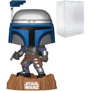 Pop Star Wars: Bounty Hunter - Jango Fett Funko Vinyl Figure (مجمعة مع حالة واقي المربع المتوافق) ، متعدد الألوان ، 3.75 بوصة