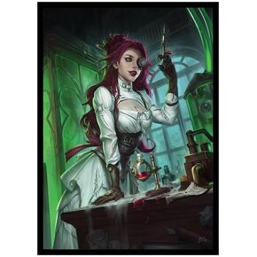 Fantasy North - Claudia Hest - Maniacal Mutagist - 100 Smooth Matte TCG Trading Card Sleeves - Fits Magic MTG Commander Pokemon and Other Card Games - Playing Card Sleeves (FN143S)