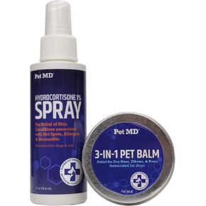 Pet MD Hydrocortisone Spray & 3-in-1 Pet Balm