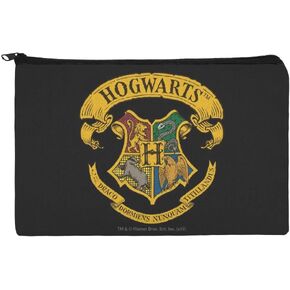 الرسومات والمزيد من هاري بوتر Ilustrated Hogwart's Crest Pencil Pen Case Zipper Case