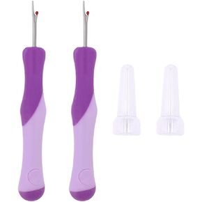hahiyo 5.3inches 1pcs الأرجواني المطاط المدمر التموج المريح قبضة الخيط خيط المزيل أداة خياطة خياطة خياطة خيط خيط Ripper unpicker ملحق الخياطة والتوريد لصياغة مفاهيم اللحف خياطة الخياطة تنحنح