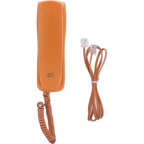 KX Office Office Telephone Orange ، Mini Lanldine Phone Protable Thin Telephone Line Line Solded Desk Phone للمنازل والمكاتب والشركات والفنادق