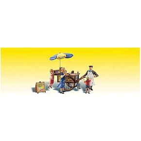 Wally's Weiner Wagon (Hotdog Wagon & 4 Figures)