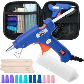 Mr. Pen- Hot Glue Gun Kit ، 20W ، Pink and Gray ، مع 10 عصي غراء ، مجموعة مسدس Mini Craft