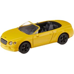 Siku 1507, Bentley Continental GT V8 Convertible, Metal/Plastic, Yellow, Toy car for Children