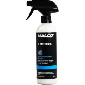 Malco E-ZEE Shine Dressing – Premium Emulsion-Style Dressing for Vehicles/Works on Leather Plastic, and Rubber/Produces Deep Glossy Shine / 22 oz. (118122)