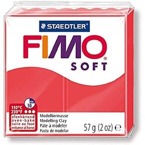Staedtler Fimo Soft Polymer Clay -Clay -Voven Bake للمجوهرات ، النحت ، الصياغة ، فلامنغو 8020-40