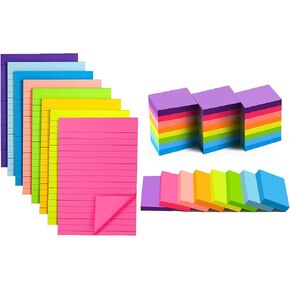 4x6 Lined Sticky Notes and 1.5x2 Sticky Notes