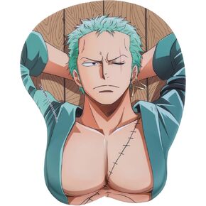 SUO Office Anime Mouse Pad Cute Compute Gaming Mouse Pad with Wrist Rest for Laptop