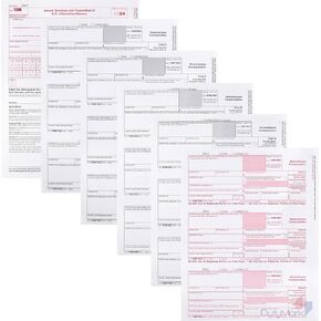 1099 Nec Forms 2023, 50 Pack 3 Part Laser Tax Forms Kit Pack of Federal/State Copy's, 1096's. Great for QuickBooks and Accounting Software, 2023, 1099-NEC 50 Pack